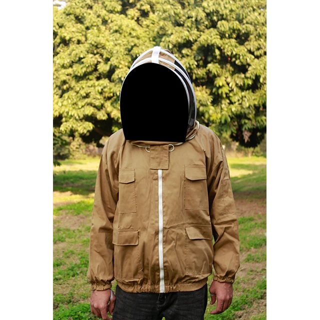 Protective bee keeping hat with veil for beekeeper