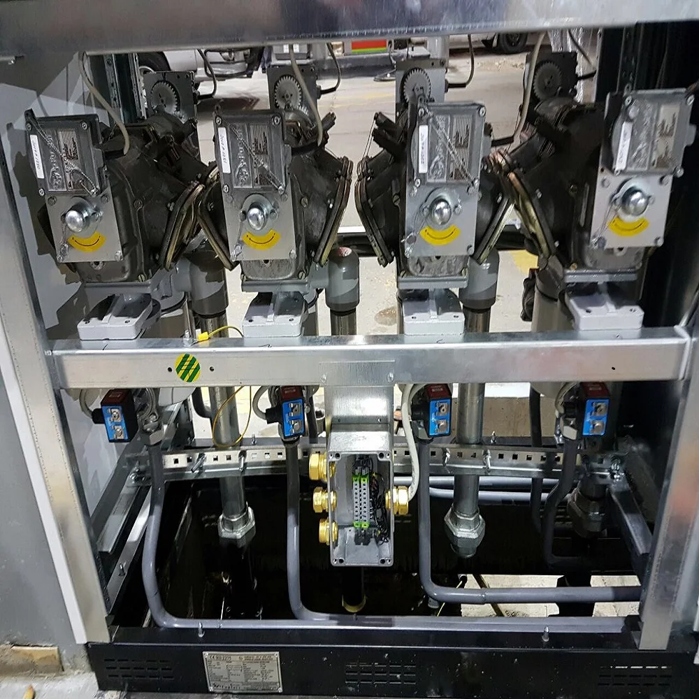 
2A Combo 8 nozzle Dispenser 2 LPG nozzle & 6 fuel nozzle with motor galvanized case best quality for LPG Fuel filling station 