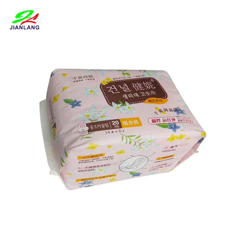 Wholesale Super Absorption Negative Ions Sanitary Pads 240mm Mesh Surface Anion Sanitary Napkins Manufacturer