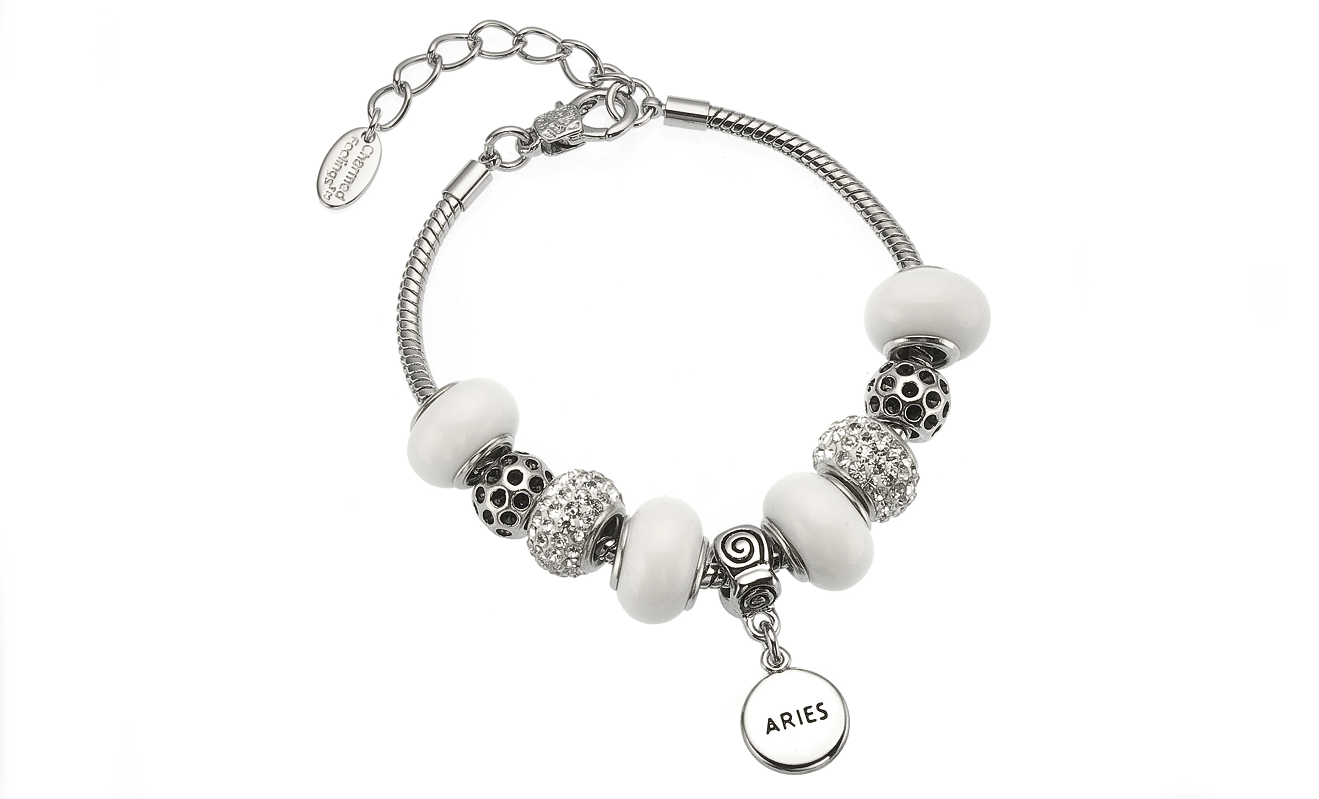 Murano Glass & Bead Zodiac Charm Bracelets