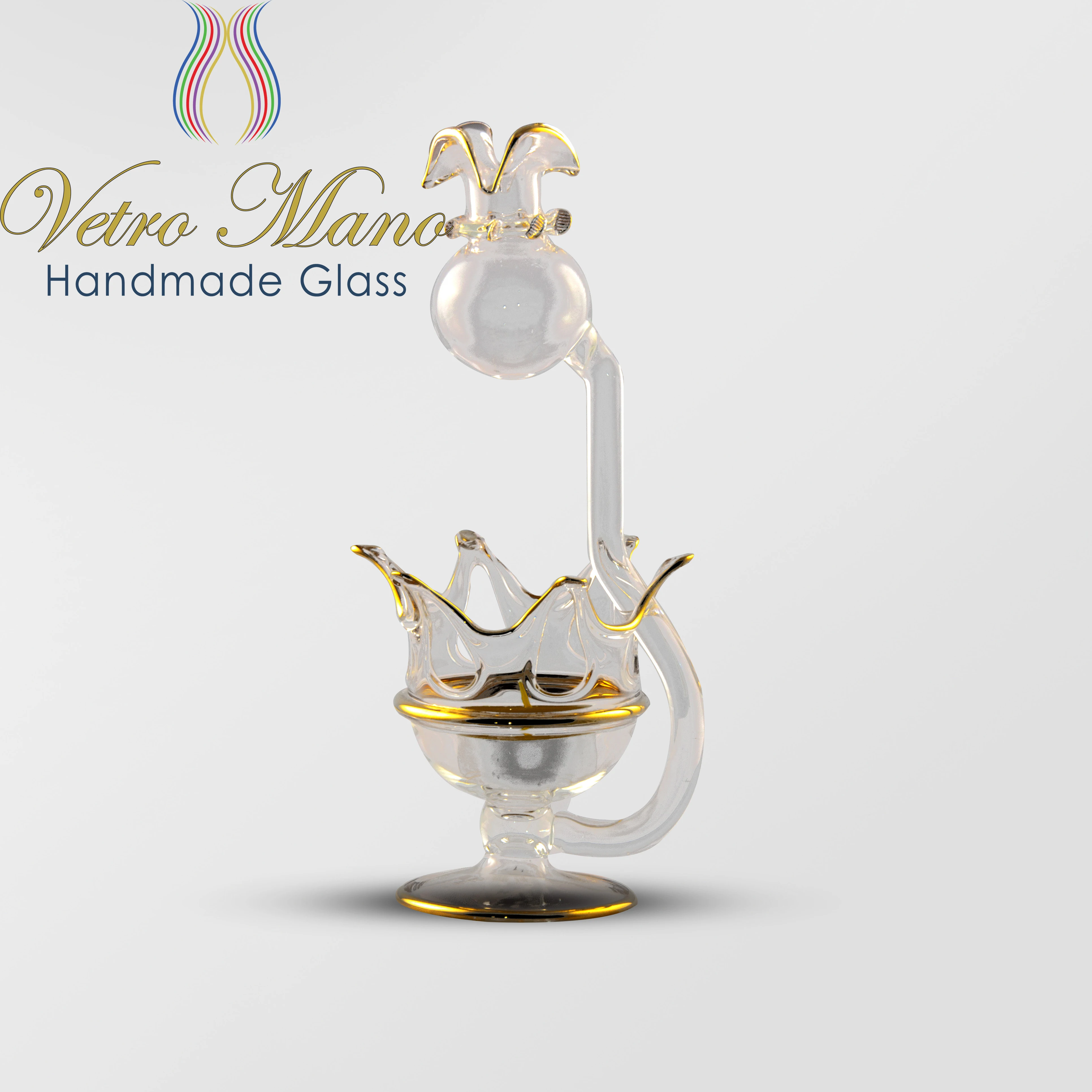 Handmade Glass Essential Oil and Incense burner