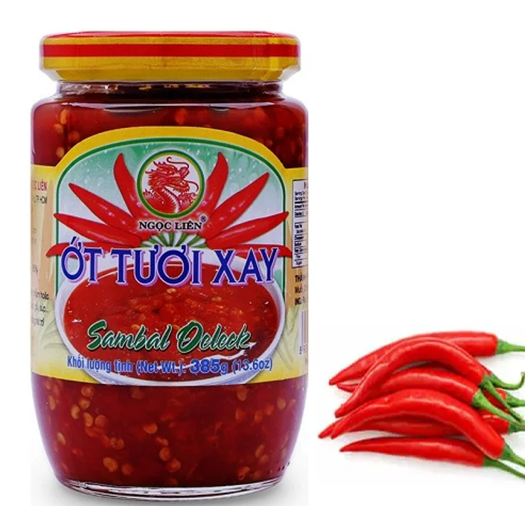 Лидер продаж пряный соленый Чили Ngoc Lien 385 г продукт из Вьетнама