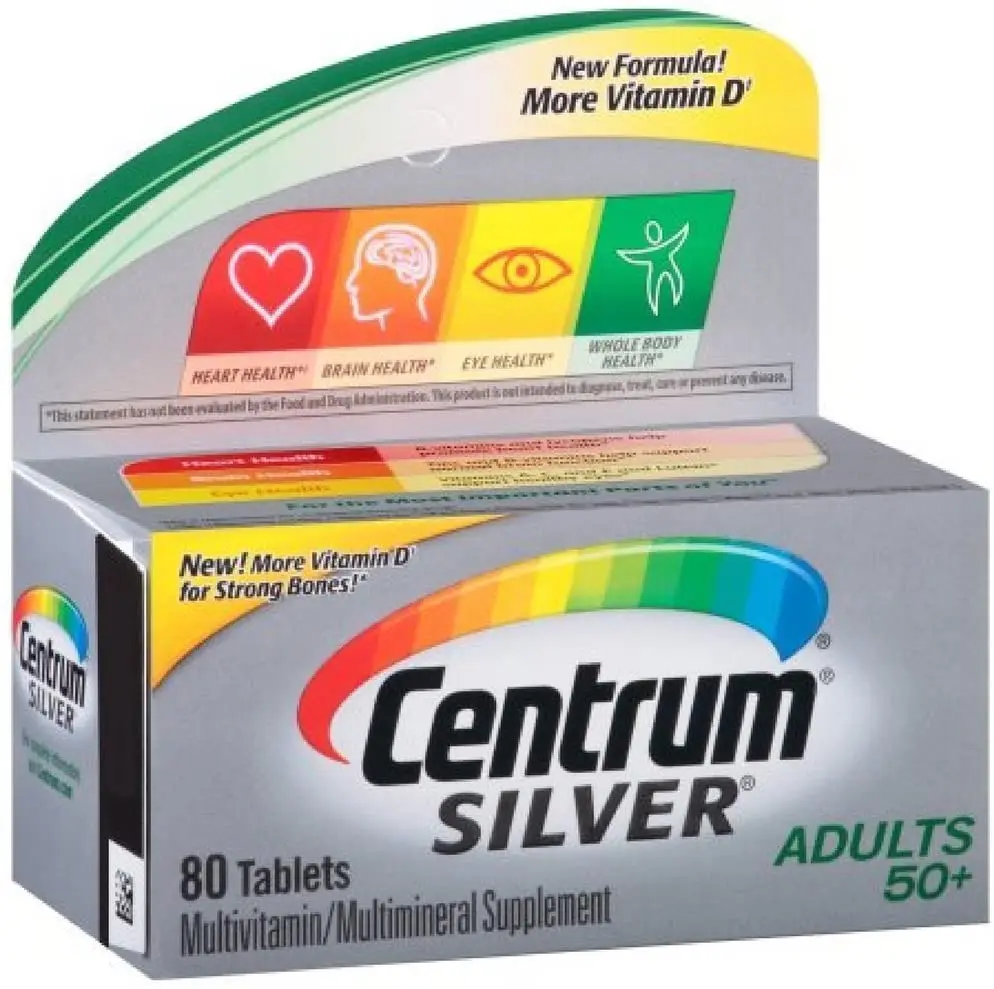 
Centrum Silver Adult 50+ Pack Size Of 80 Tablets 