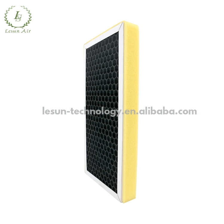 
Professional Home Use Universal 3 In 1 Blue Prefilter Honeycomb Activated Carbon H14 Hepa Filter 