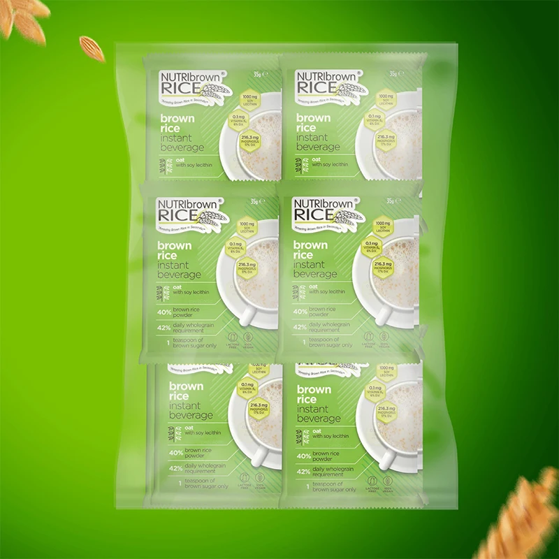 
NutriBrownRice Brown Rice Instant Beverage Oat with Soy Lecithin 
