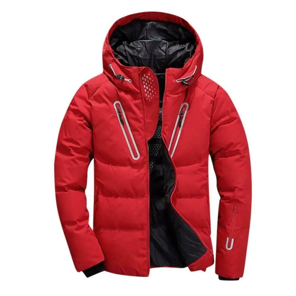 New Men Winter Duck Down Jacket Snow Hooded Coat Puffer Jacket Oversize puffer jacket men
