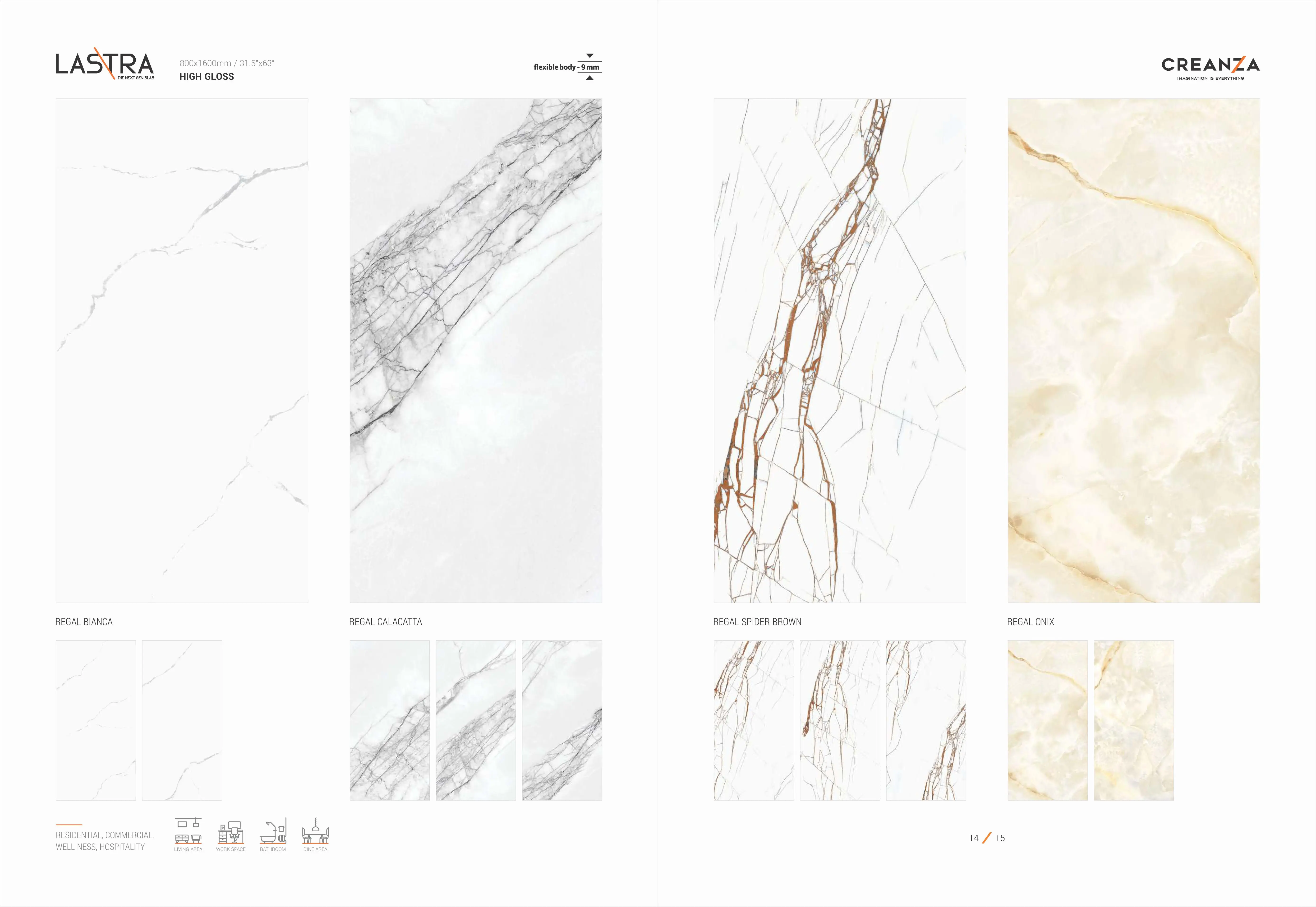 slab 80x160 brown veins on high gloss glazed porcelain large slab tiles hot selling tiles 800x1600mm plitka