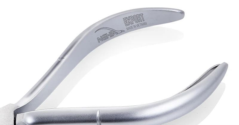 NGHIA Impressive Cuticle Nipper Export N-03 Stainless Steel Grey Finished
