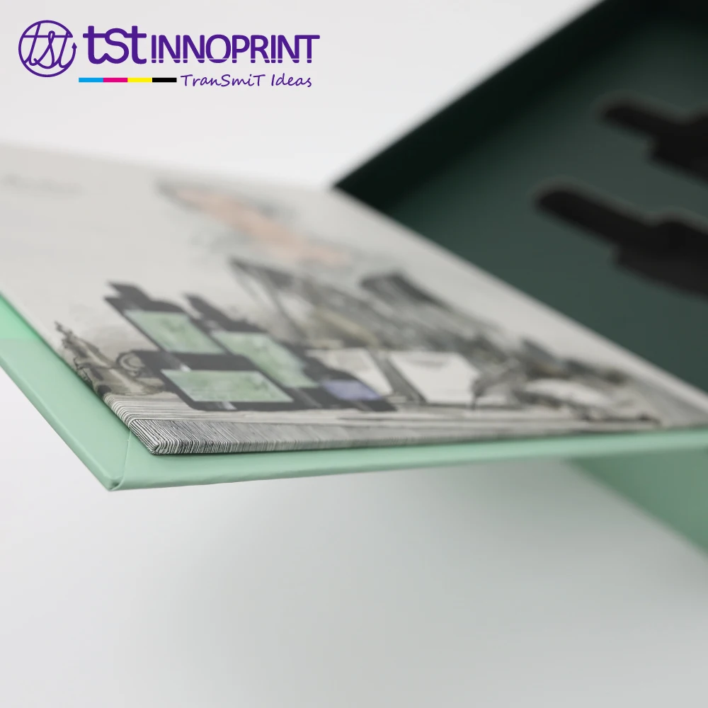 Custom Folding Cover Hardcover Luxury Paper Packaging Box