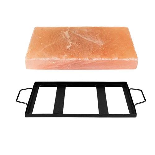 Super September Sale Cheap Price Himalayan salt bricks tiles cooking slab with slab holder size 12x8x4 ,8x4x1,8x4x2 backing tray salad serving salt plate Licking Salt for Cattle