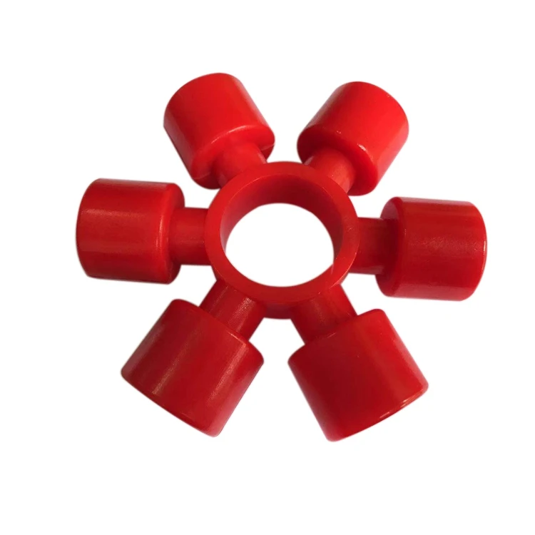 red blue color polyurethane rubber shaft coupling elements Jaw Coupling Spider