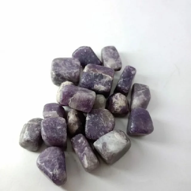 Natural Gemstone Crystal Lepidolite Tumble Stone For Wholesale Lepidolite Tumbled Stones Buy From N H Agate