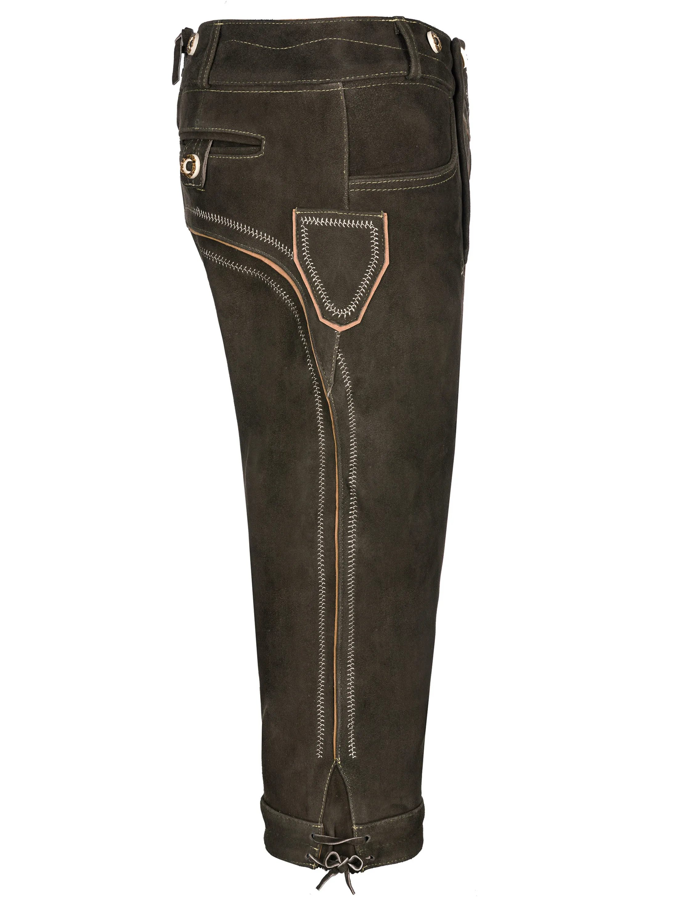 Немецкие длинные и короткие брюки Lederhosen из потертой кожи винтажные вышивки Баварская вышивка