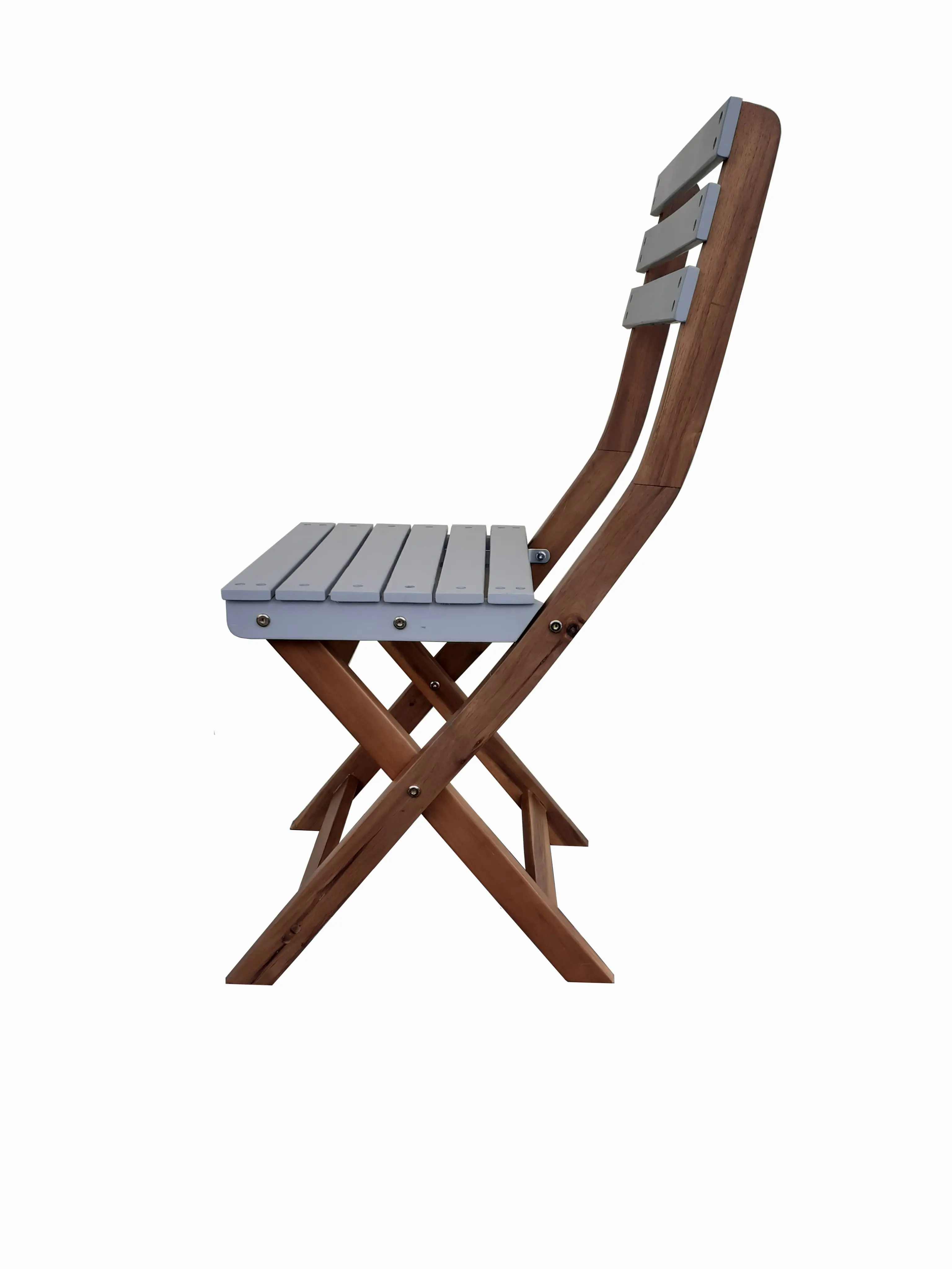 Стол для бистро из акации темно-серого цвета высококачественный складной стол и стул вьетнамской сада на открытом воздухе