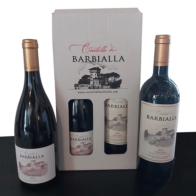 mix 2 bottles white and red wine - Welcome order