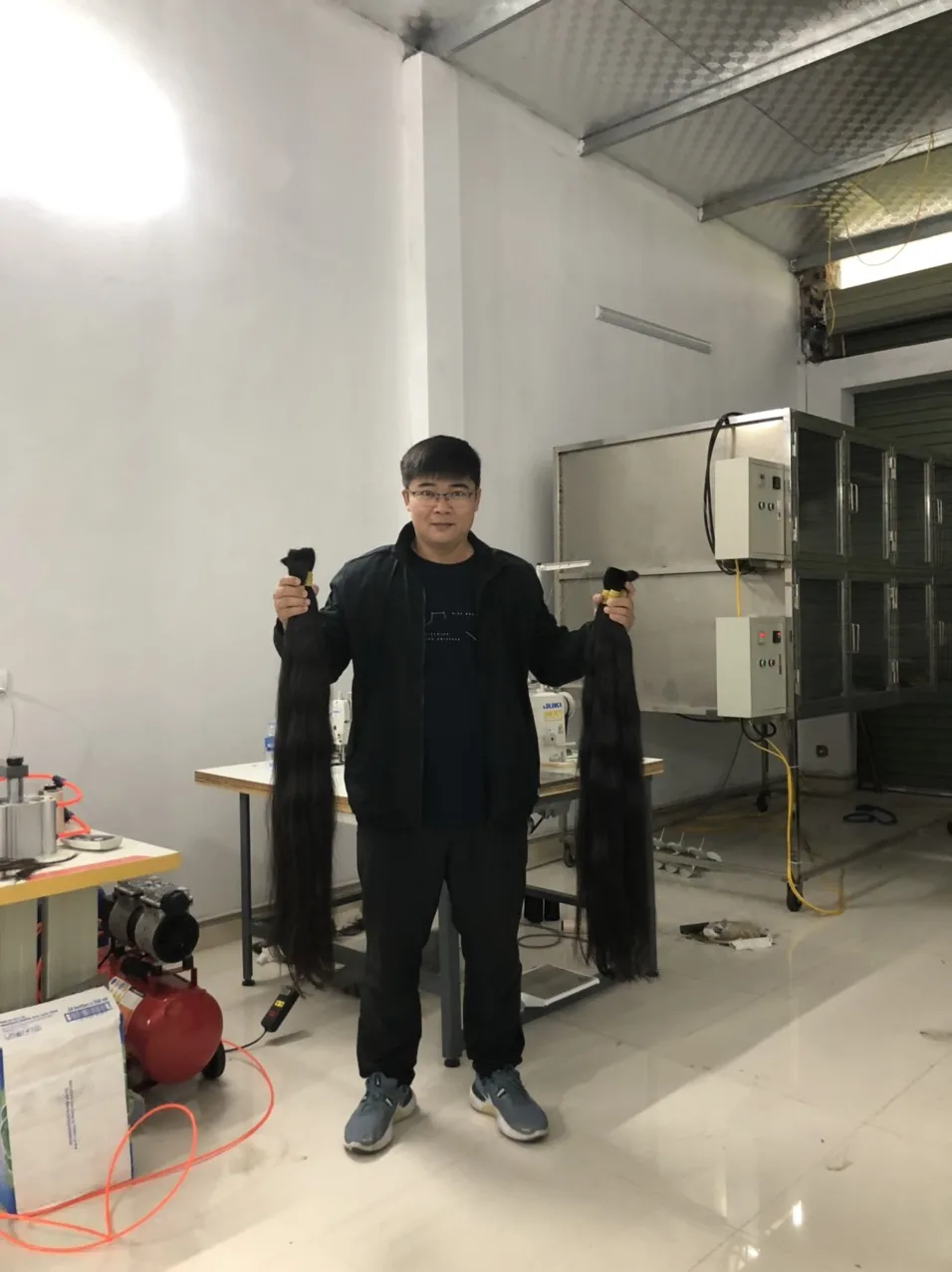 Высококачественные Натуральные вьетнамские волосы 50 см натуральные с выравненной кутикулой