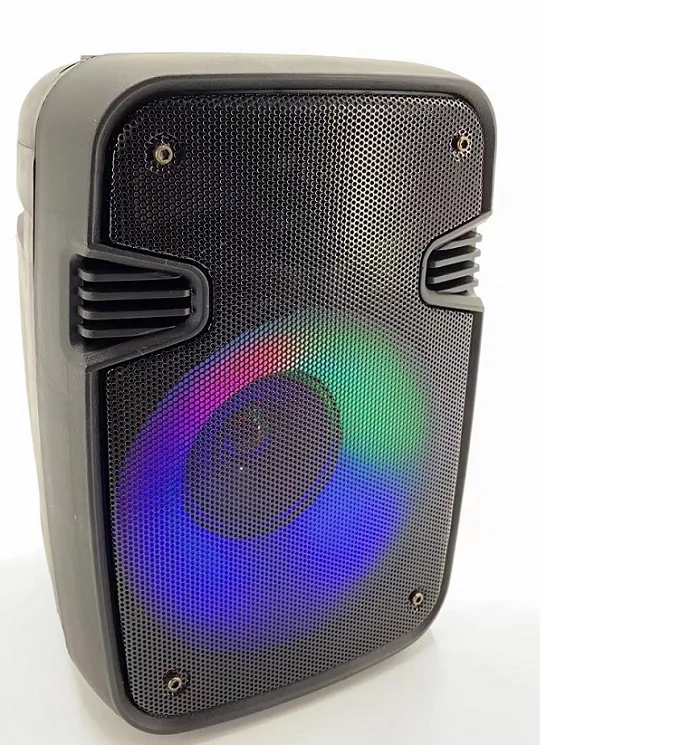 Party Wireless  Blue tooth Colorful LED Light Speaker with TF card USB radio function