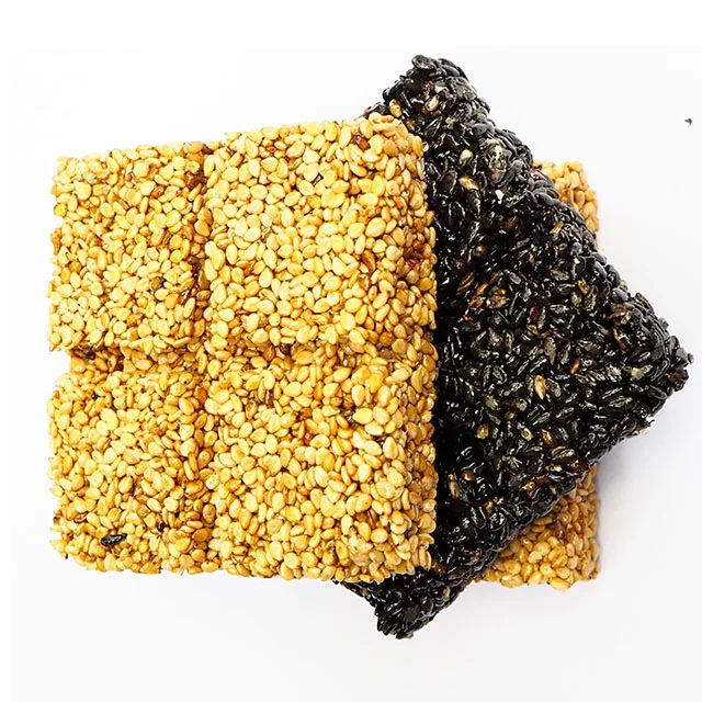 Белый кунжутный брусок, смешанный с медом, сладкий кунжут премиум-класса из северной Таиланда