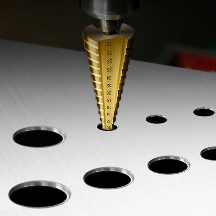 2021 Stainless Steel Iron Cone Triangle Long Pipe Water Bit Garden Hole Spiral Drill