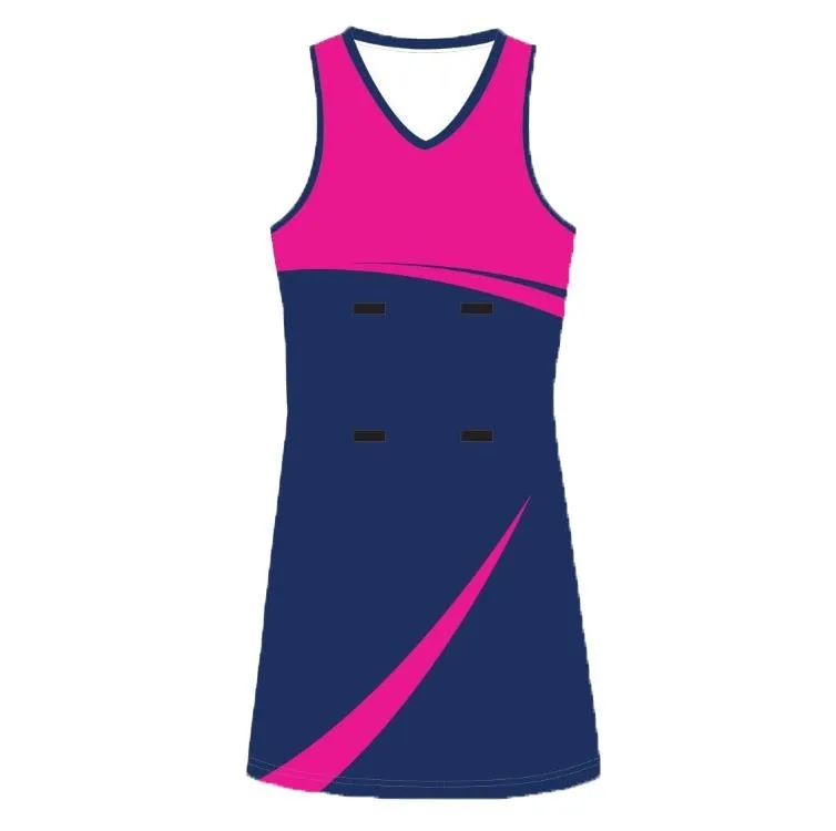 Netball Skirt Dress Sublimation Print Sportswear Girls Netball Uniform Design Your Own in Premium Quality