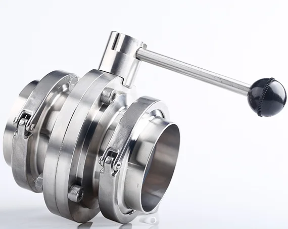 Санитарный клапан-бабочка из нержавеющей стали 304 зажимный полный набор Быстросъемных