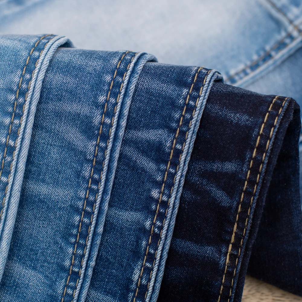  Оптовая продажа хлопчатобумажная джинсовая ткань/эластичная ткань (TL218041) классная и Прочная Джинсовая лучшего качества