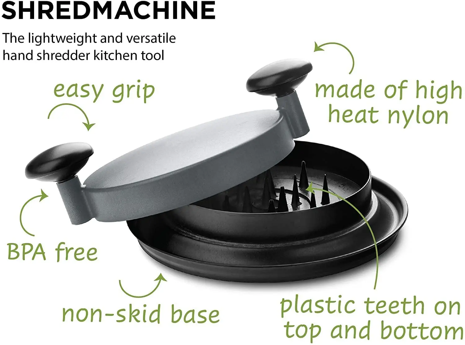 Лидер продаж Amazon 2022 измельчитель курицы альтернативный мяса с медвежьими когтями для свинины говядины