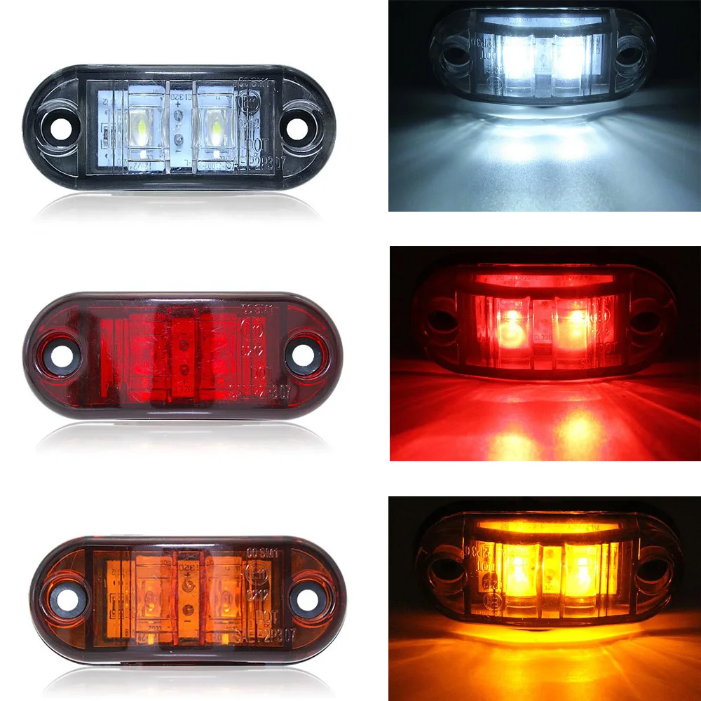 Габаритные огни для грузовиков, стоп-сигнал, задний фонарь, поворотники, красные, янтарные, белые, круглые, овальные, квадратные, 2 дюйма, 3 дюйма, 4 дюйма, 5 дюймов, 6 дюймов, 7 дюймов, 8 дюймов, 9 дюймов