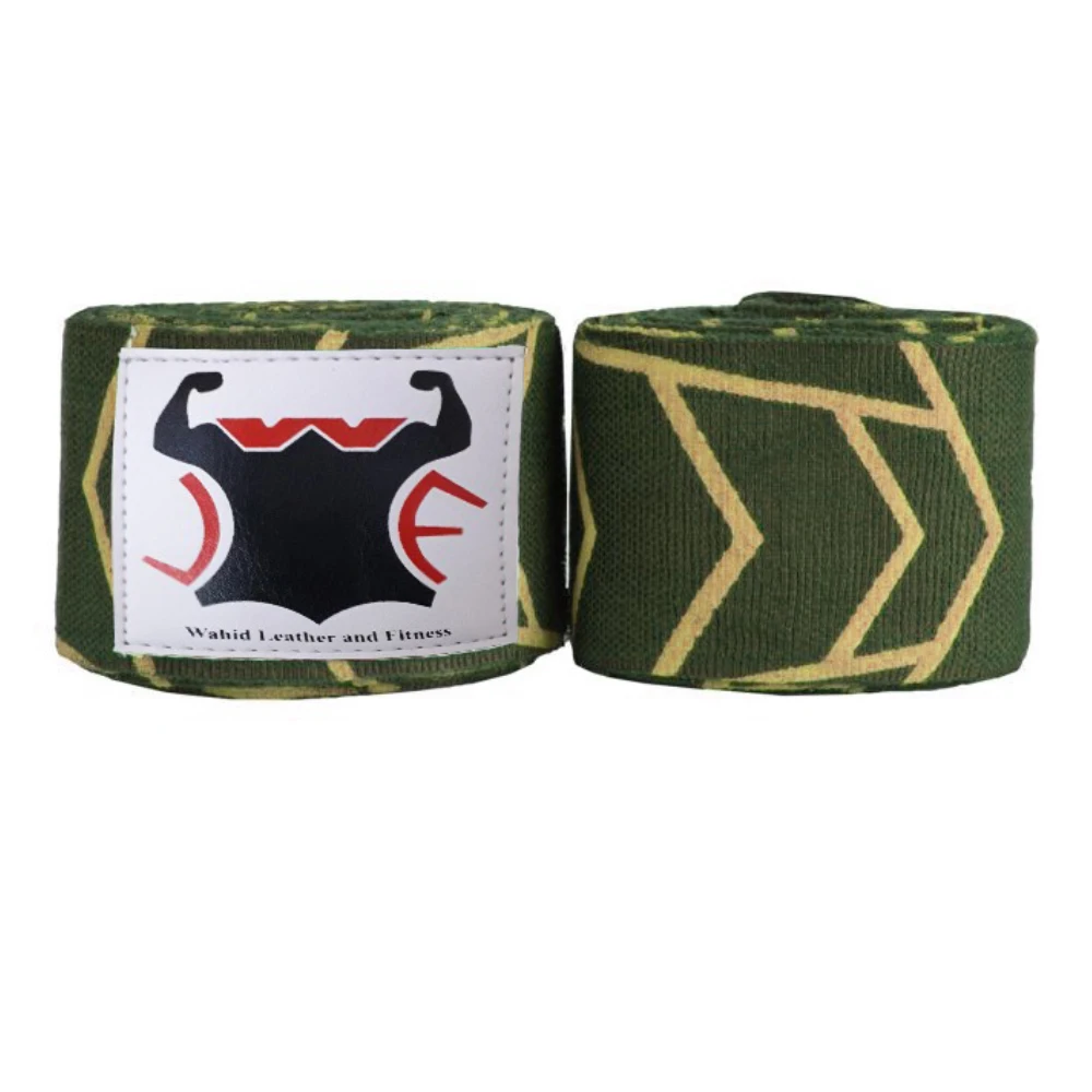 Easy Hook & Loop Mexican Style & Best Selling Hand Wraps for Boxing Training High Quality with Printed Colors