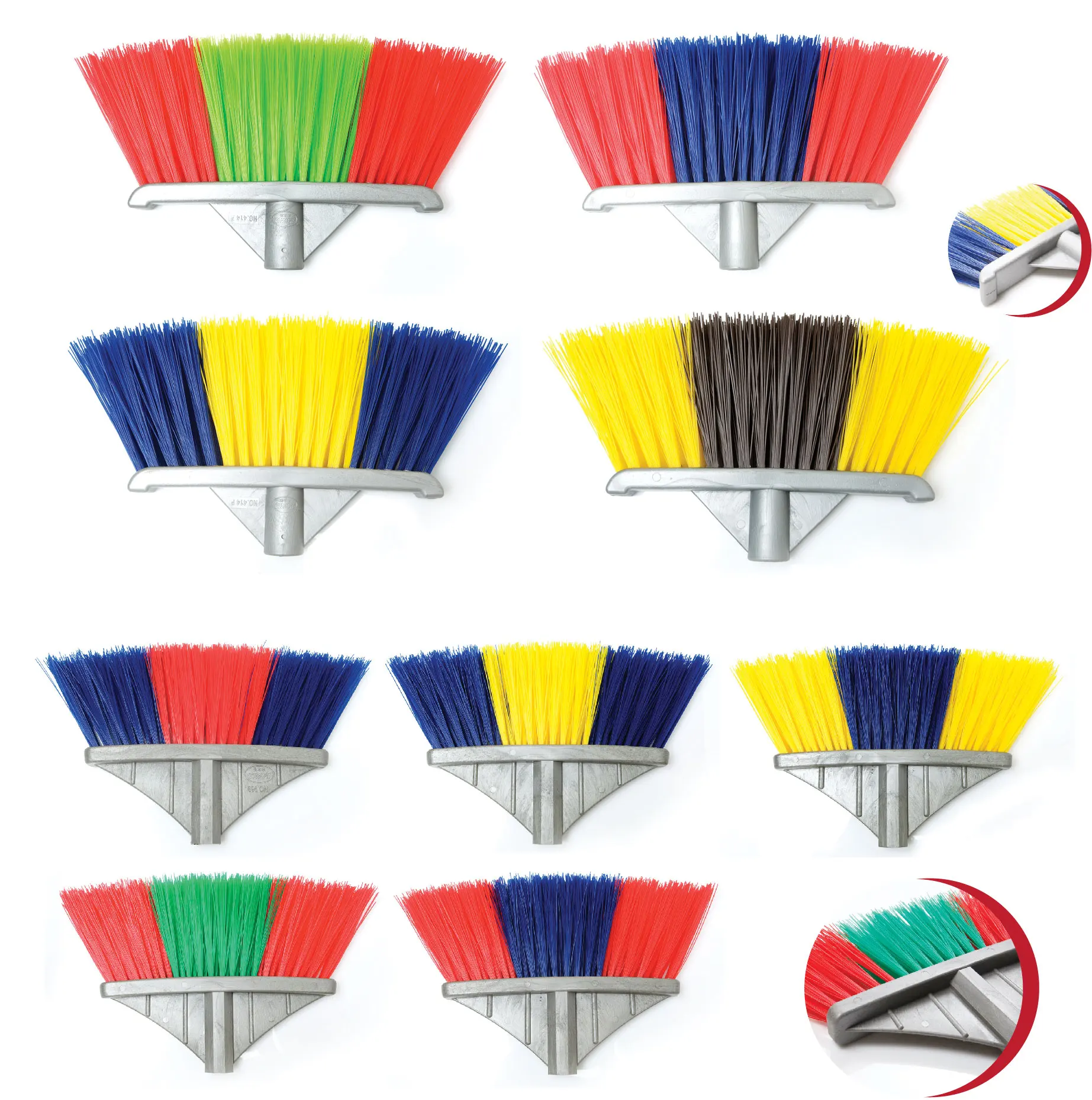 Дешевая Малазийская промышленная пластиковая щетка для уборки на открытом воздухе производство в