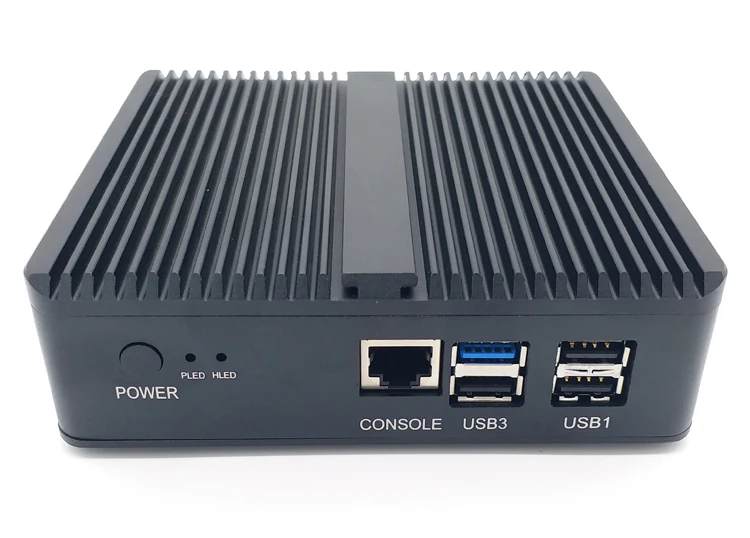 Маленький безвентиляторный Win8 Linux Ubuntu J1900 2 LAN Мини ПК