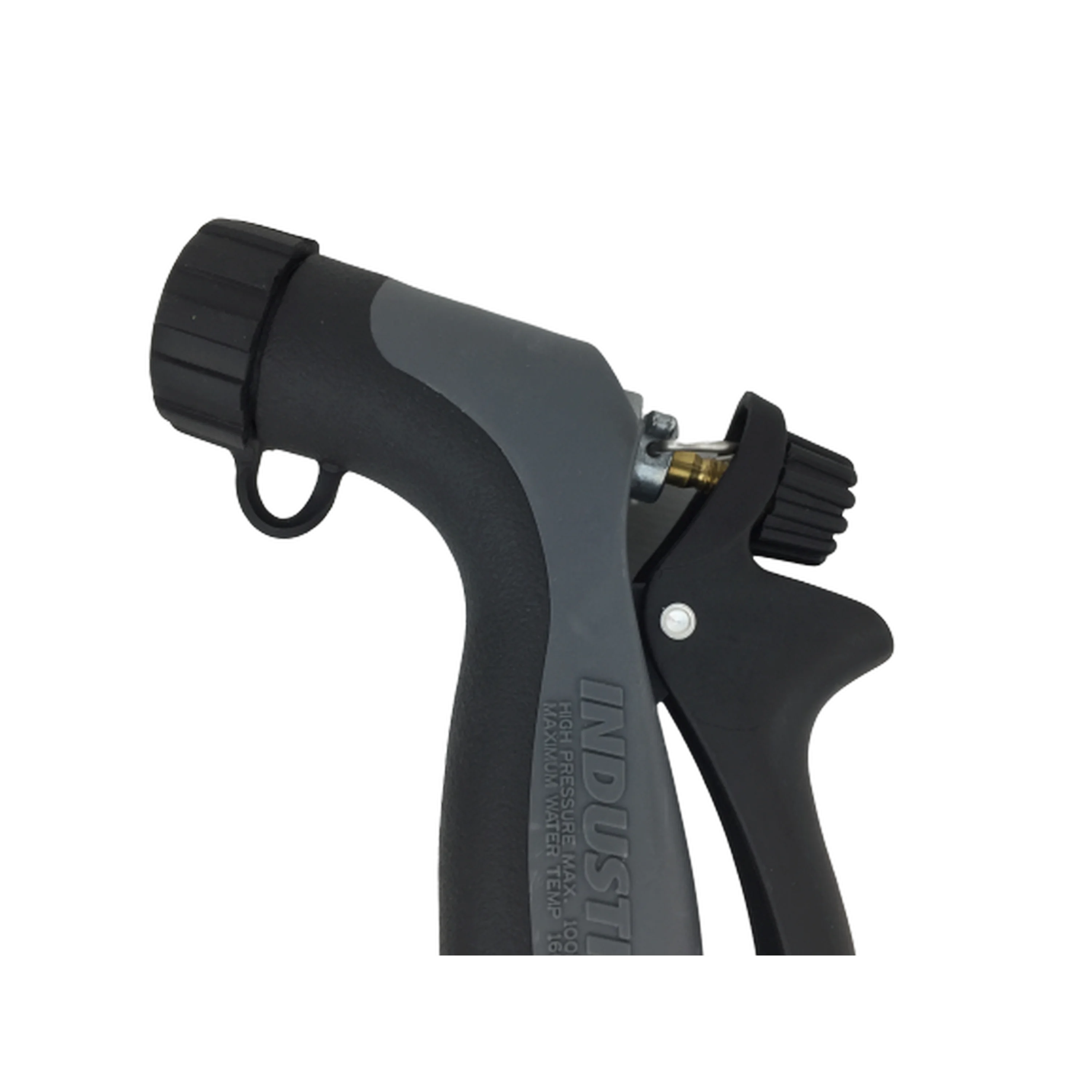 Industrial Insulated Grip Hose Nozzle Rear Trigger Threaded Front for Attaching Watering Accessories Strong Pattern for Car Wash