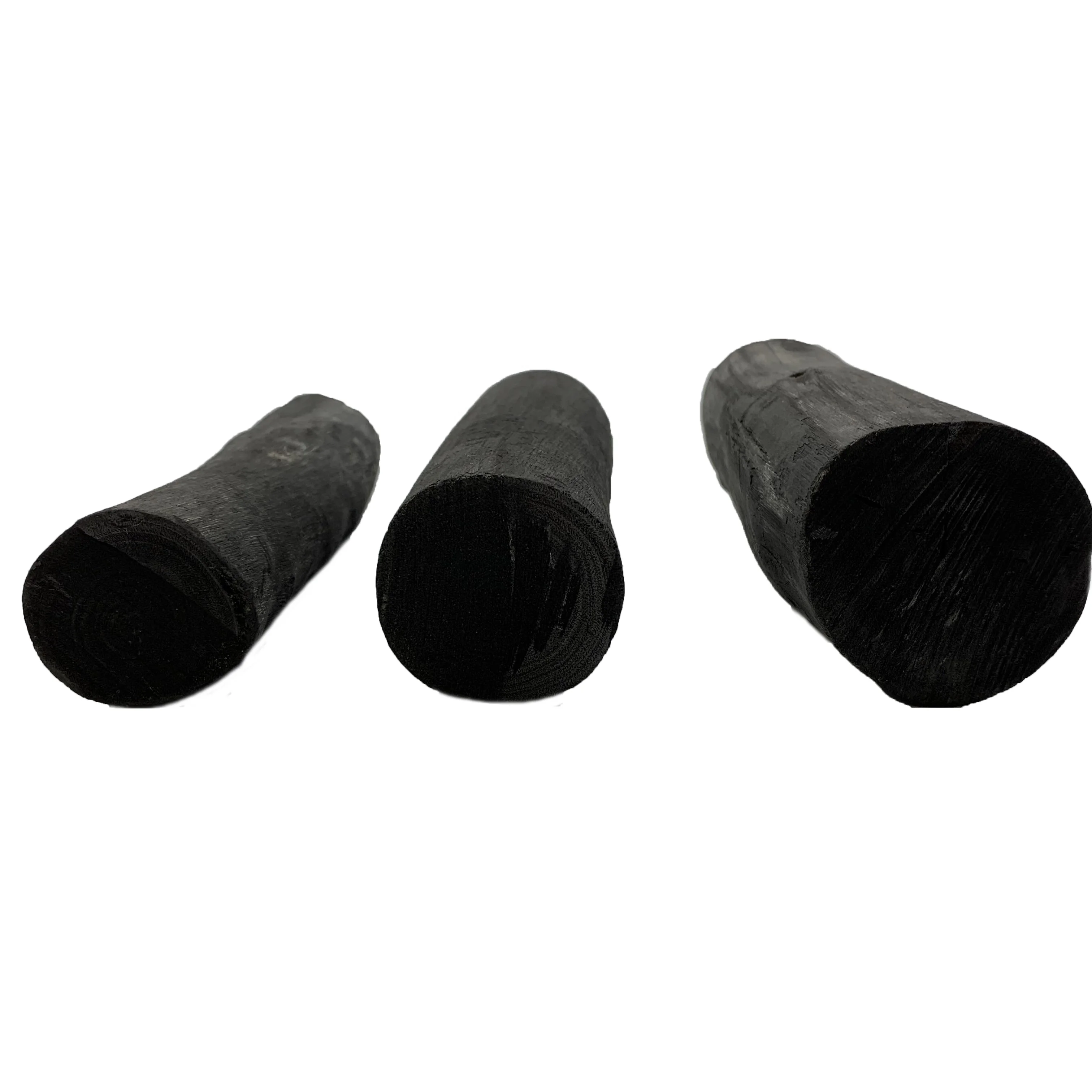 2% Ash Content Activated Charcoal for Water Filter 2 - 6cm Diameter 10 - 16cm Length Stick Shape Eucalyptus White Charcoal