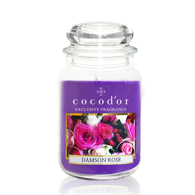 cocodor scented Large glass jar candles, Winter Jasmine
