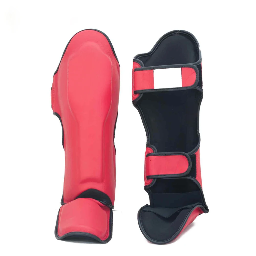 New Arrival Custom MMA Grappling Shin Instep Guard Premium Boxing Fight Training Shin Pads