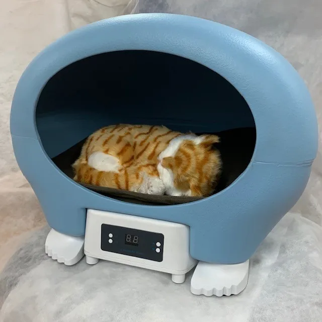 
Heated indoor Portable fancy plastic electric warm and cool pet house for cat or dog 