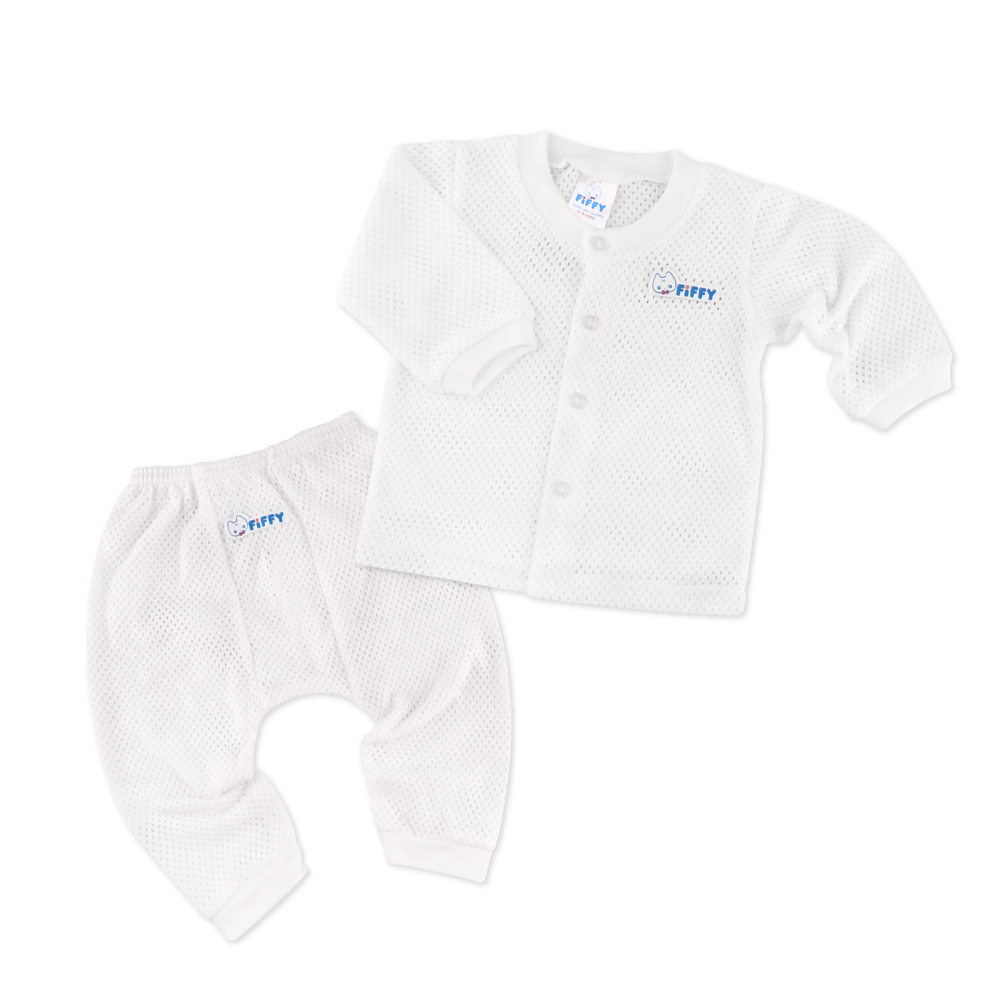 
FIFFY Baby Long Sleeve Vest and Long Sleeve Pant Suit 