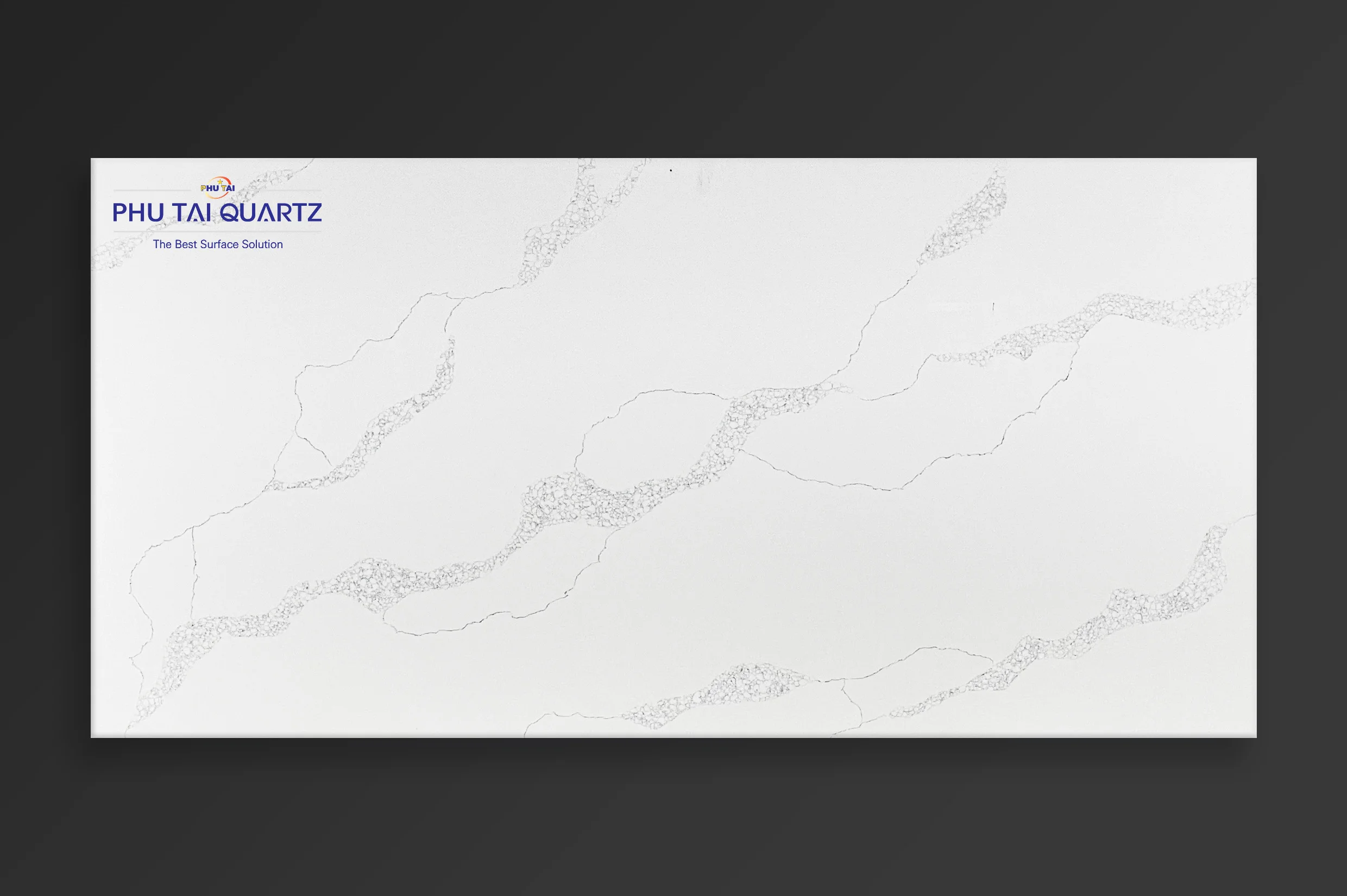 Calacatta Lux PT 930 High Quality Calacatta Quartz Polished Slab for Countertops and Interior Walling Decoration from Phutai