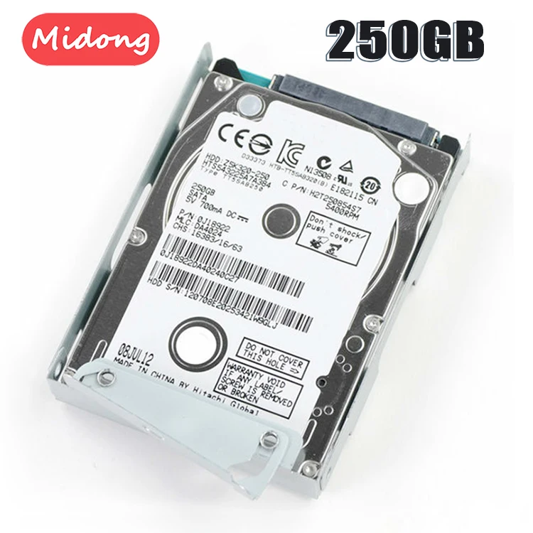 
Жесткий диск HDD 250 ГБ с монтажным кронштейном для Sony PlayStation3 PS3 Super Slim 