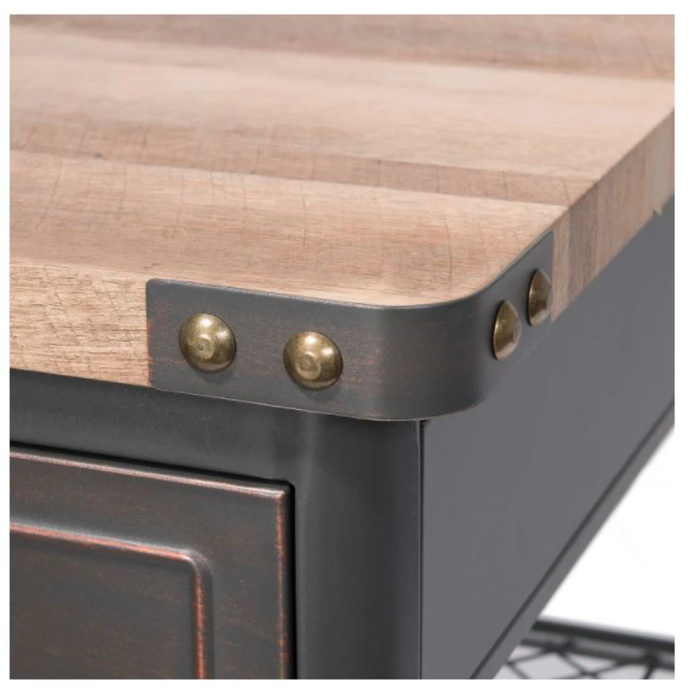 Современный офисный стол деревянная мебель с 2 яруса хранения Держатели и черная офисная компьютерные столы для работы в офисе