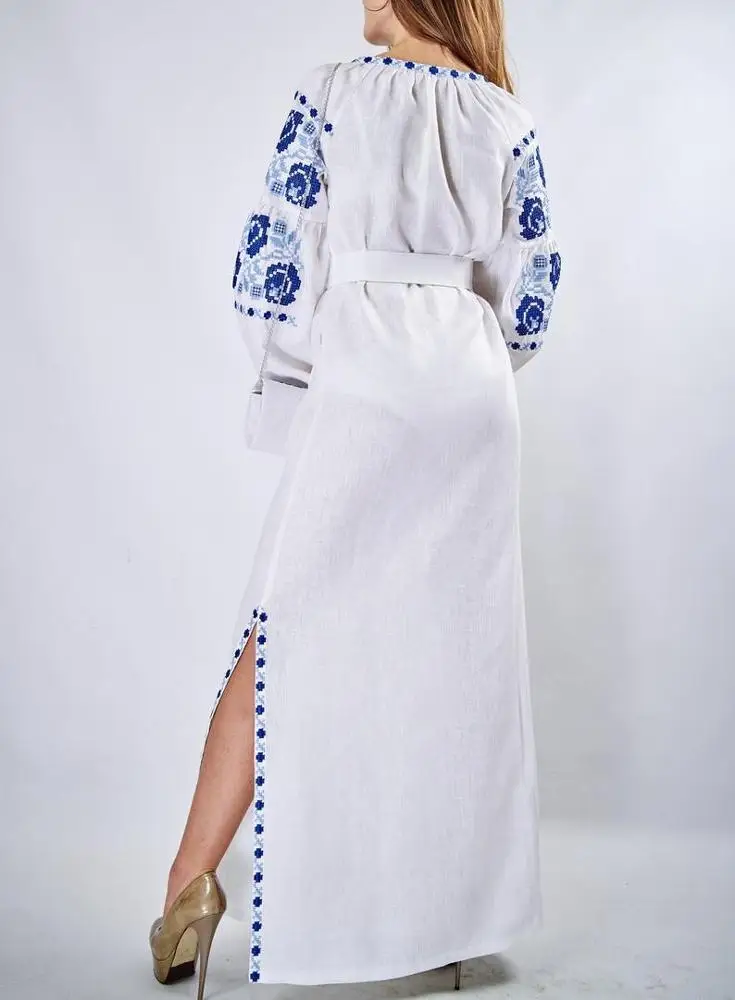 Ukrainian Style Embroidery Balloon Sleeve Off Shoulder Blouse splendid Quality for Any Occasion