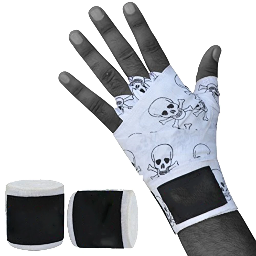 Custom Printed Muay Thai MMA Boxing Gloves Custom Logo Hand Wraps for Training and Gym Use