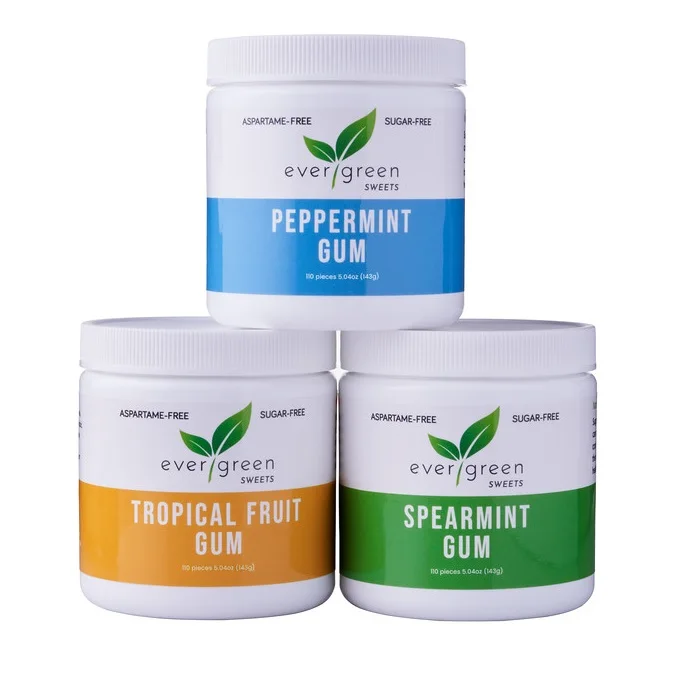 Evergreen Sweets Sugar Free Chewing Gum