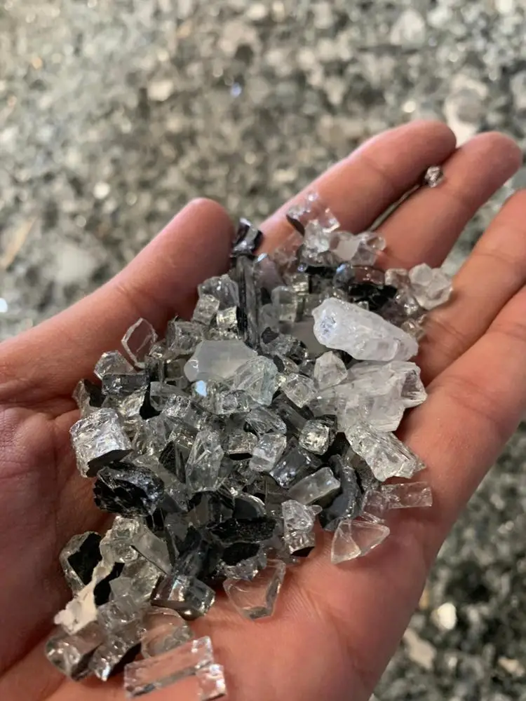 recycled broken scrap crushed glass cullet from Turkey