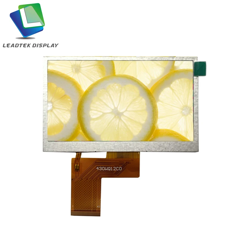 4.3 inch tft lcd screen 480(RGB)x272  RGB interface with 300nits TFT LCD display module