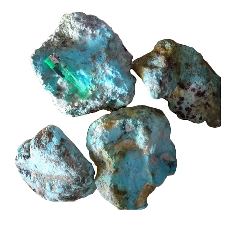 Fox Mine Nevada USA Natural Rough Material Turquoise Crystal Specimen