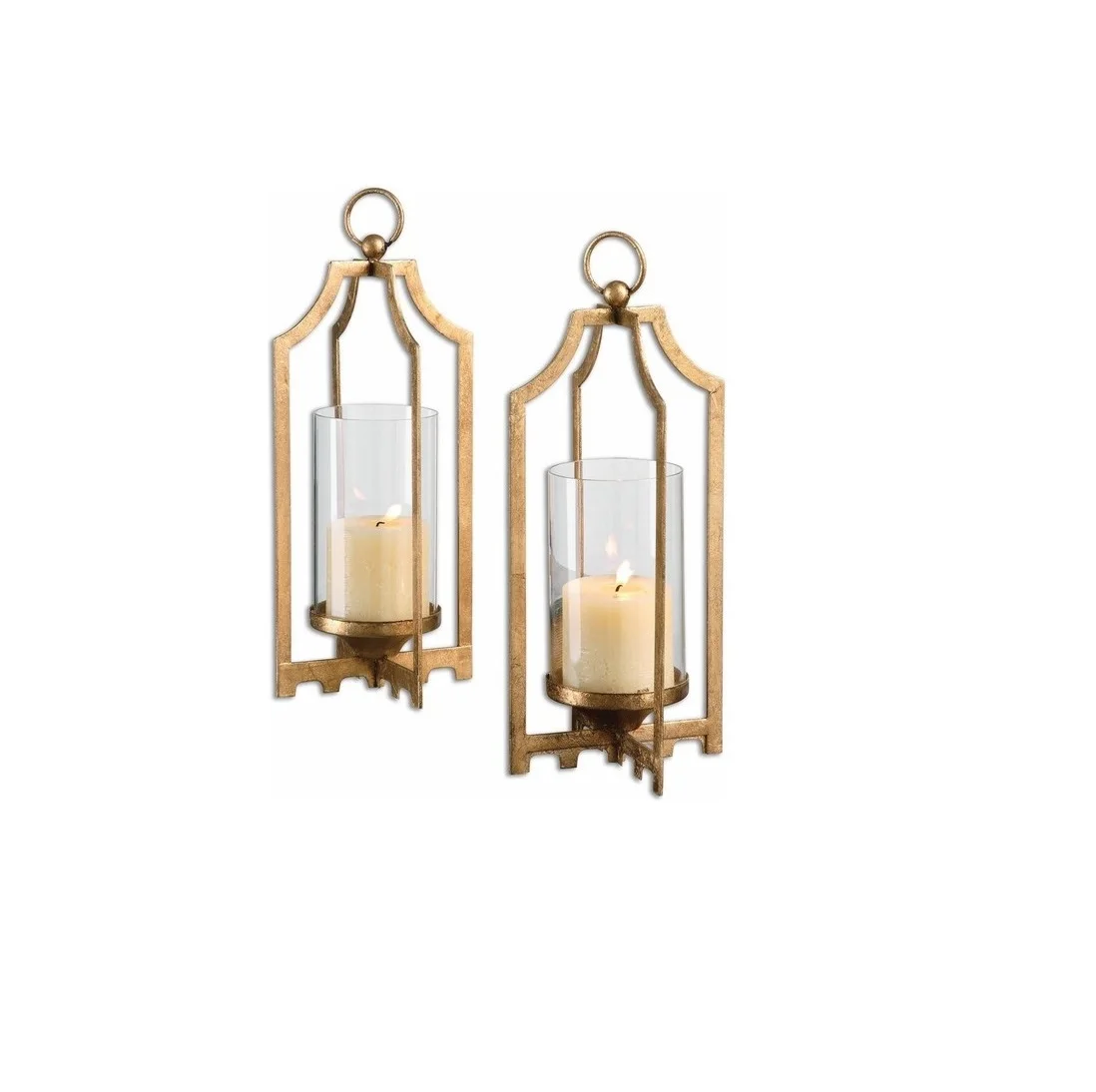 High Quality Gold Plated Metal Lantern In New Design Metal Lantern In Wholesale Price Metal Lantern New Candle Votive