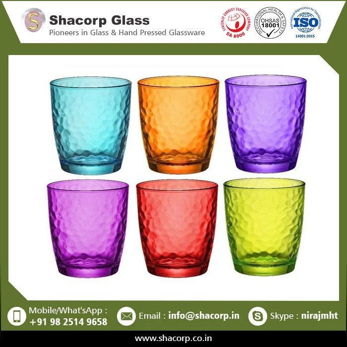 Top Selling Home Decorative Drinking Colored Glass Available At Wholesale Price