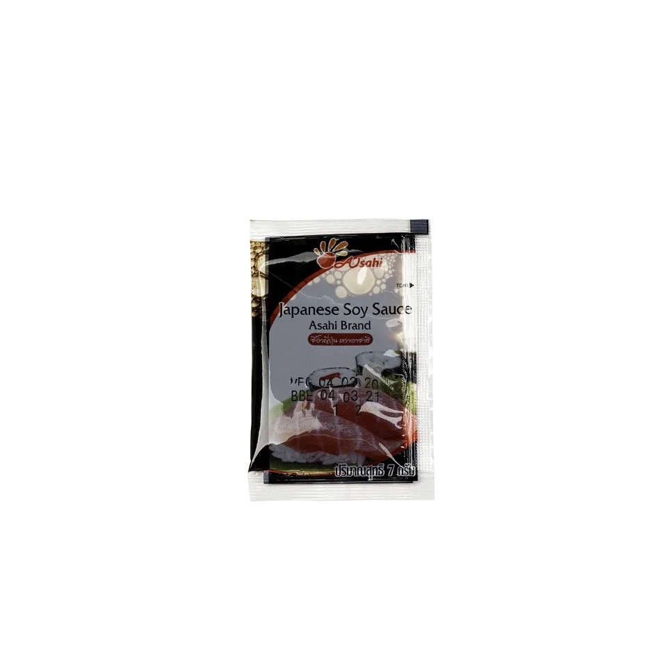 Wholesale Fermented Japanese Dark Soy Sauce With Weight 7g per Sachet From Thailand