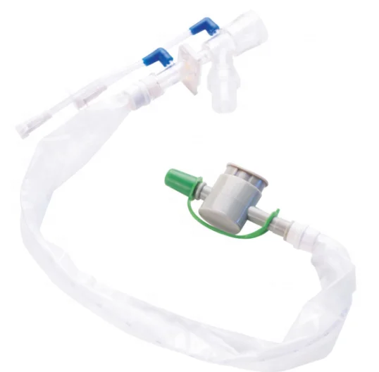 Disposable closed suction catheter